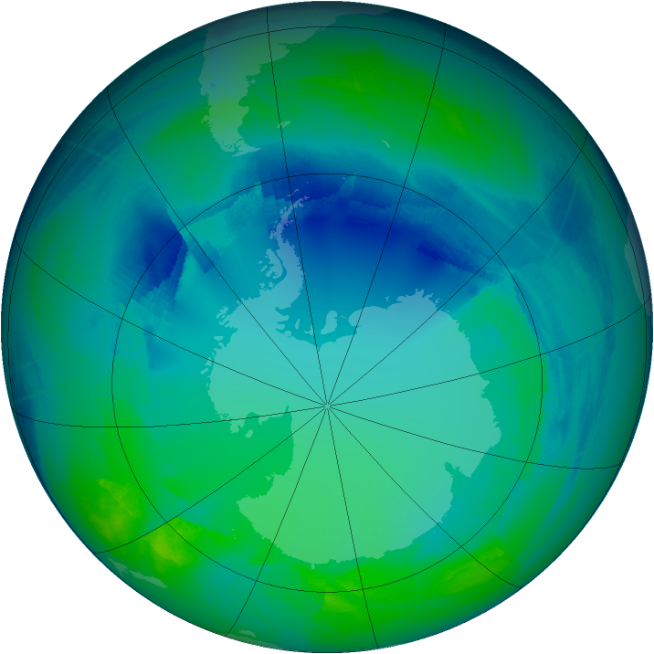 Ozone Map 2008-08-05